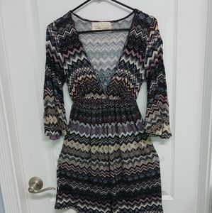 Womens Vintage Havana Dress. Can also be worn as a tunic over leggings.